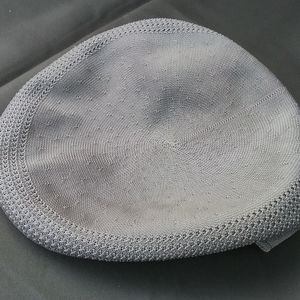 Kangol 504 ventair woven flat cap Dark grey XXL